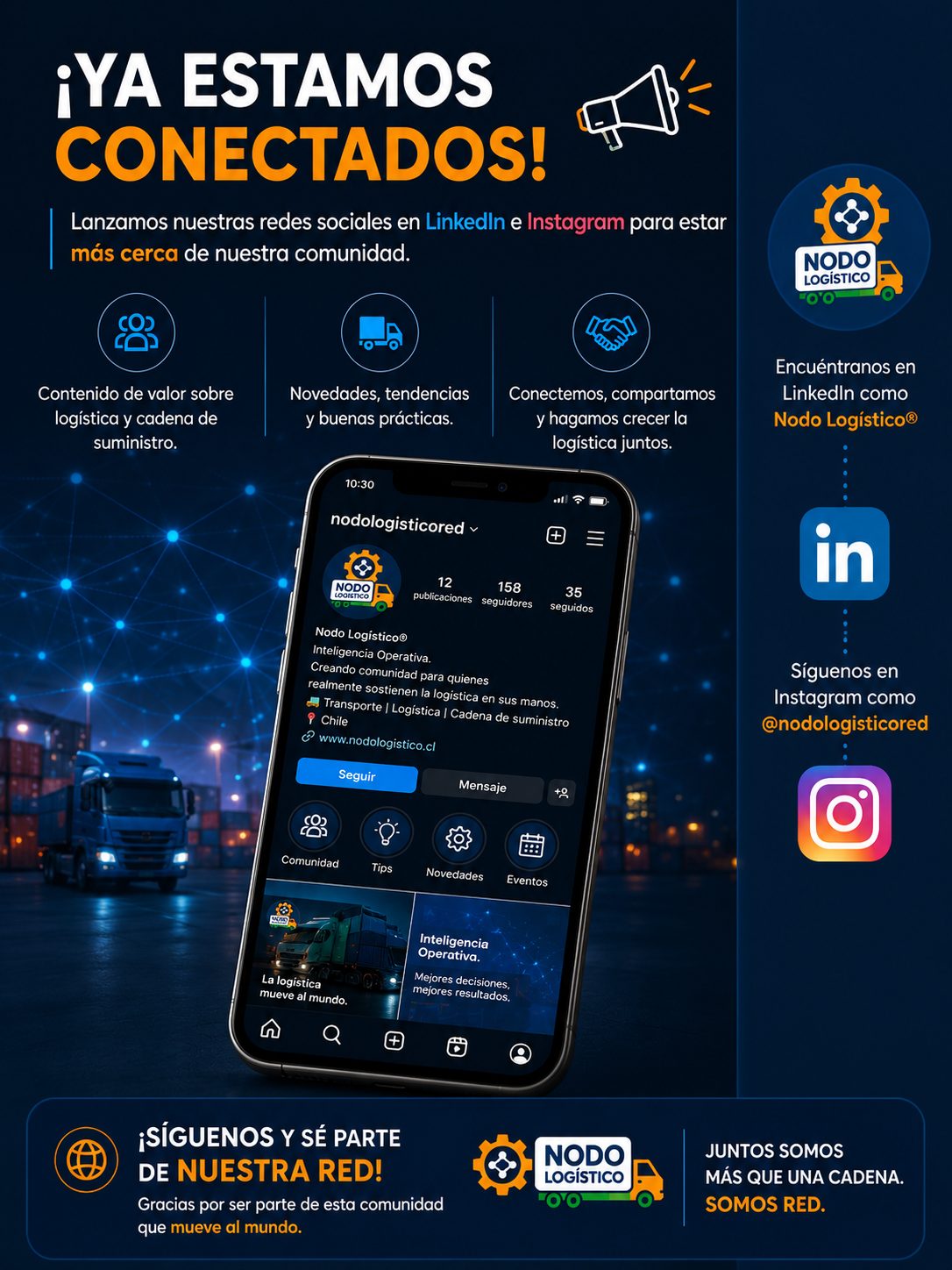 Lanzamiento de nuestras Redes Sociales